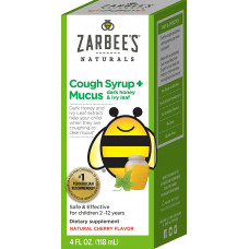 Siro ho và tăng miễn dịch Zarbee's Cough Syrup + Mucus 118ml